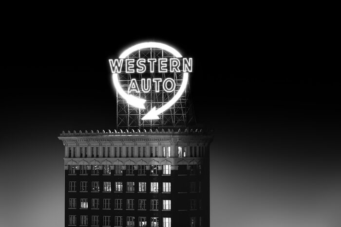 Western Auto Sign
